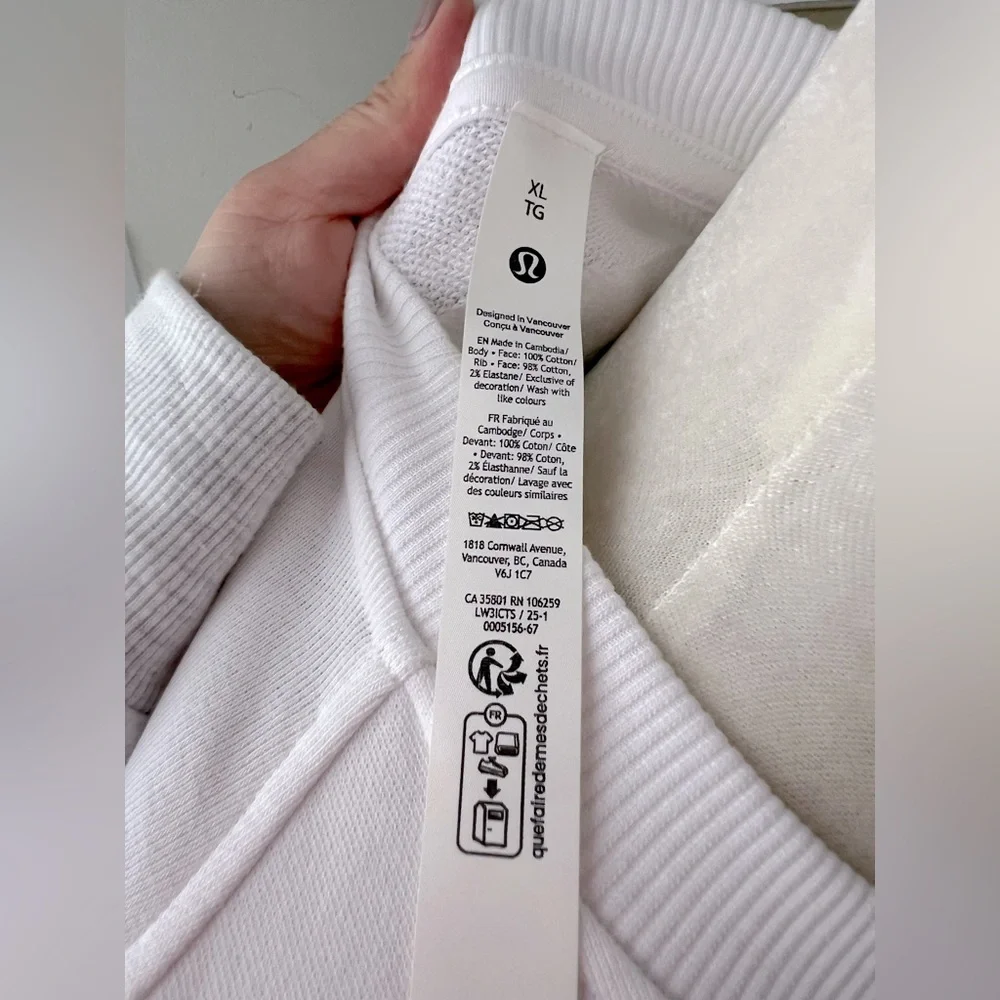 Lululemon Cotton French Terry Crewneck - Picture 8 of 9